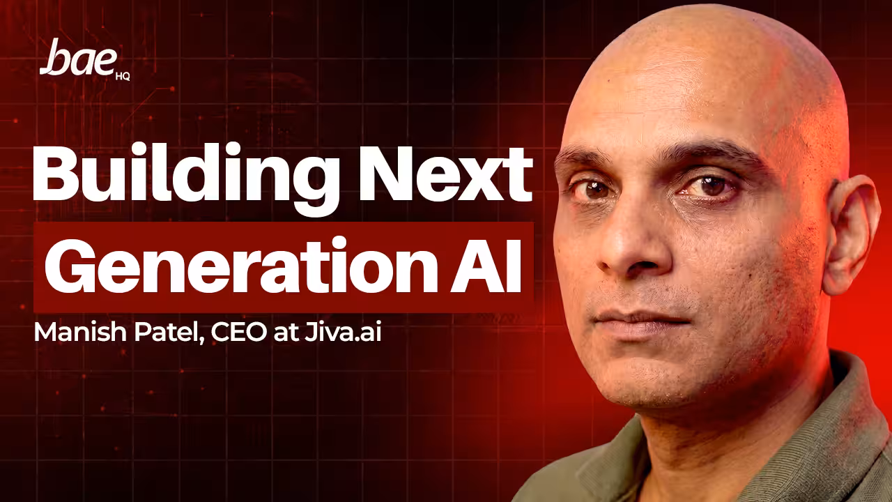 Manish Patel, CEO at Jiva.ai.